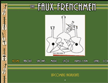Tablet Screenshot of fauxfrenchmen.com